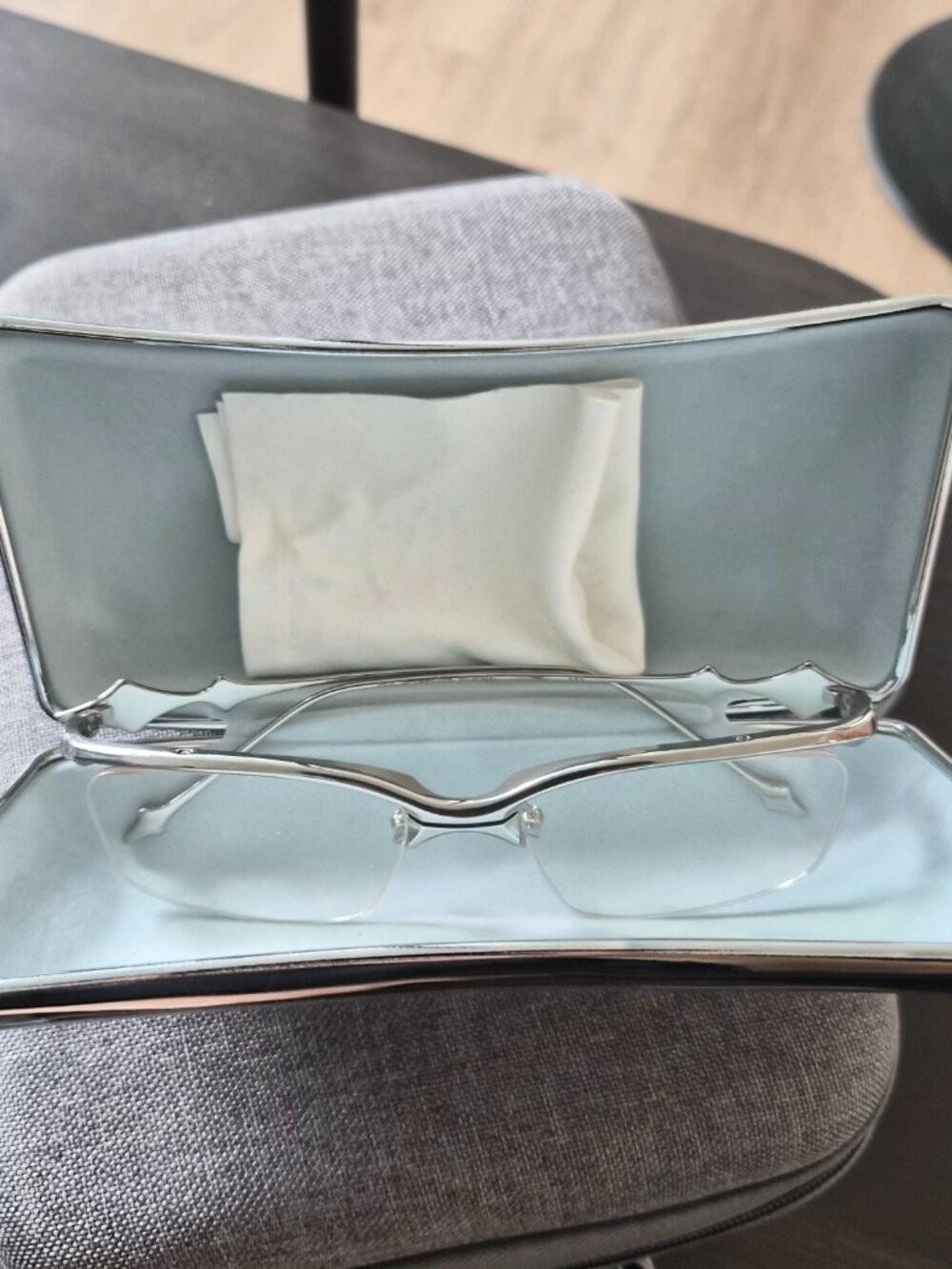 Gentle Monster Ytt 02 Silver Metal Optical Glasses